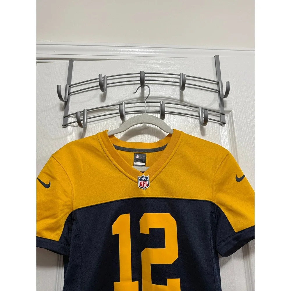 Nike Green Bay Packers Aaron‎ Rodgers 12 NFL Jersey Women's Small Yellow Blue